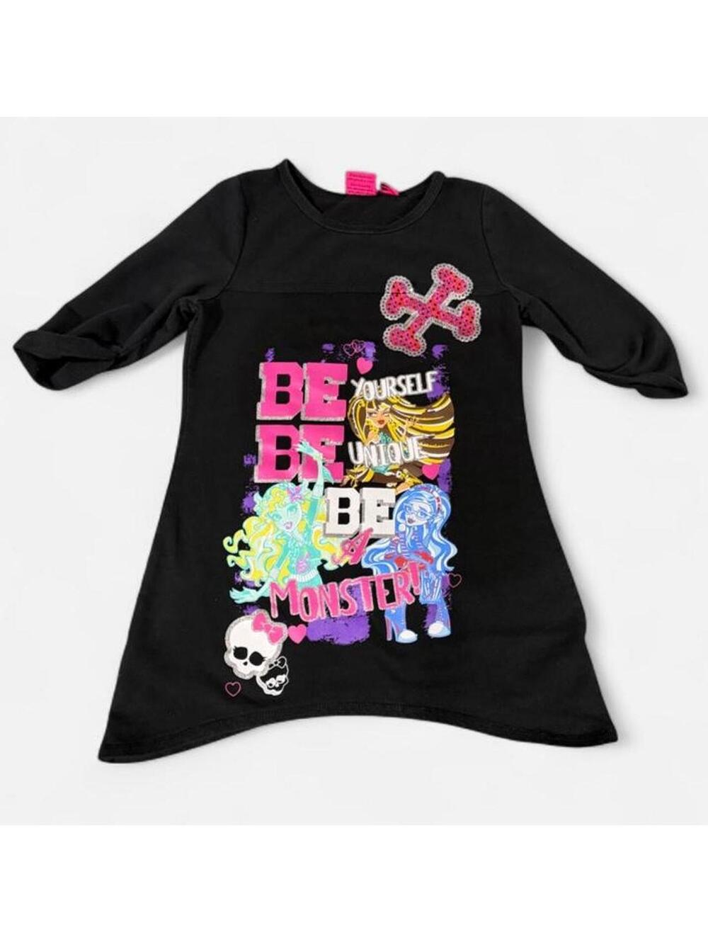 Vintage 2012 Monster High Be Yourself Be a Monster Shirt Girls 7/8 Y2K